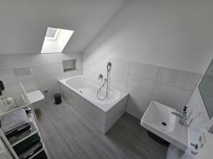 Koupelna v ubytování Ferienwohnung Eule + 45 fotografií