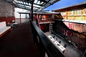 Balkón nebo terasa v ubytování Full Moon Inn