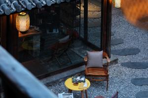 Patio nebo venkovní prostory v ubytování Full Moon Inn