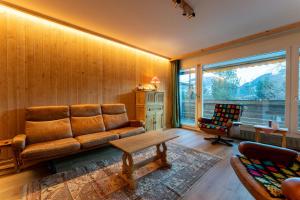 Χώρος καθιστικού στο Fresh & Simple near Gstaad
