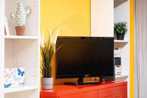 TV a/nebo společenská místnost v ubytování Pinpilinpauxa By Silastur