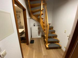 Fotografie z fotogalerie ubytování Appartement am Kaibach - Küche - Balkon - Bad v destinaci Forchtenberg