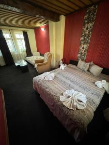 Llit o llits en una habitació de Complex Cherni Vrah