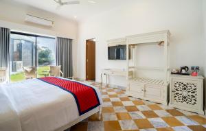Postel nebo postele na pokoji v ubytování Spree Resort Sariska