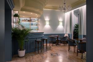 Istumisnurk majutusasutuses Hotel Montecarlo