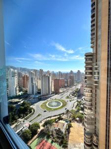a view of a city from a building at Neptuno View 22 in Benidorm