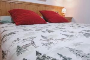 Postel nebo postele na pokoji v ubytování LA GINESTA 1, Apartaments de munyanya
