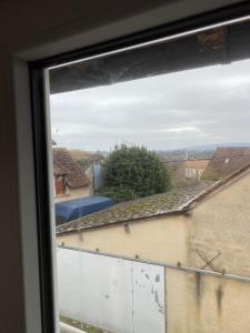 a view from a window of a building at La Maison de Jars in Jars