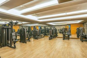 Jiva Beach Resort - Ultra All Inclusive的健身中心和/或健身设施
