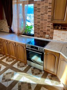 Kuchyňa alebo kuchynka v ubytovaní Goretsʹ family home