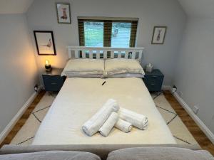 Krevet ili kreveti u jedinici u okviru objekta The Annexe @ Mandalay Lodge