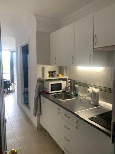 Køkken eller tekøkken på Apartamento ANANAS Golf del Sur
