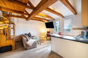 Posezení v ubytování Im Harzer Vogelnest Meisennest + 8 fotografií