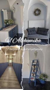 Posezení v ubytování U Alchemika