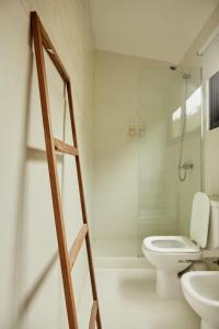 A bathroom at Amazing mountain loft in La Cumbre