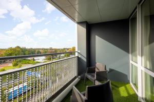 Balkón nebo terasa v ubytování Hotel Lumen Zwolle