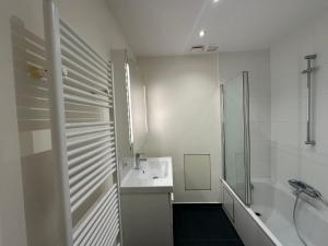 Vannituba majutusasutuses Spacious Apartment next to Port of Antwerp