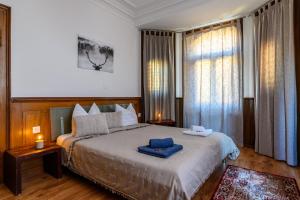 Postel nebo postele na pokoji v ubytování Gruben Apartments 2 schlafzimmer