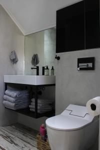 Koupelna v ubytování Beachfront Terrace 1 Hout Bay, Cape Town + 14 fotografií