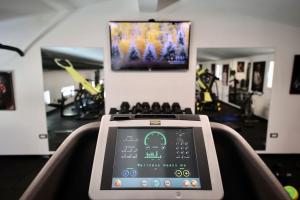 Fitness centrum a/nebo fitness zařízení v ubytování Andrej home