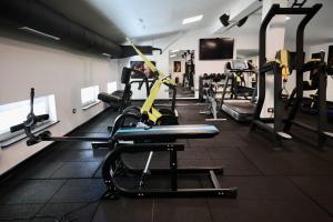 Fitness centrum a/nebo fitness zařízení v ubytování Andrej home