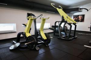 Fitness centrum a/nebo fitness zařízení v ubytování Andrej home