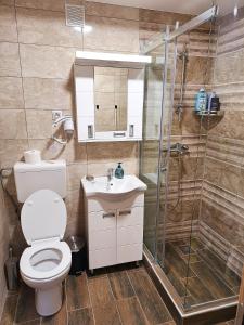 Koupelna v ubytování VASKE APARTMAN