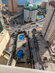 Nespecifikovaný výhled na destinaci Calpe nebo výhled na město při pohledu z apartmánu