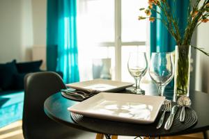 Nápoje v ubytovaní Apartament Nowa Grunwaldzka + 14 fotografií