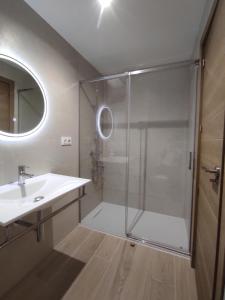Koupelna v ubytování Precioso apartamento