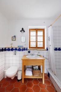 Koupelna v ubytování Chalupa Baroko