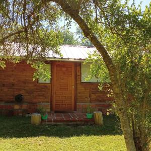 Κήπος έξω από το Cabañas monoambiente La Generosa LP