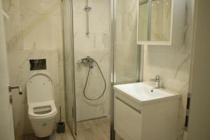 Koupelna v ubytování Apartman Ristanovic