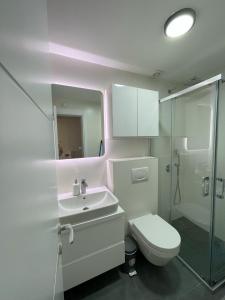 Koupelna v ubytování Magenta Kulina Bana