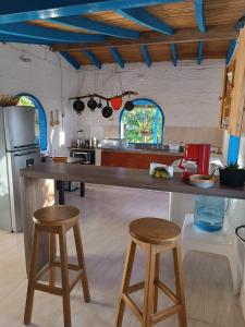 Η κουζίνα ή μικρή κουζίνα στο La Casita Colonial