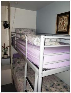 a couple of bunk beds in a room at Private Annex, Little Flat, Private Entrance in Nottingham