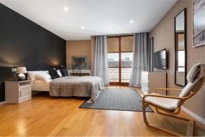 Postel nebo postele na pokoji v ubytování Casa Poniente - Sa Pobla