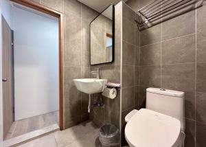 Koupelna v ubytování Yan Bin Hotel