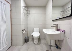 Koupelna v ubytování Yan Bin Hotel