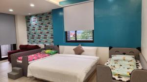 Voodi või voodid majutusasutuse WanTon B&B toas