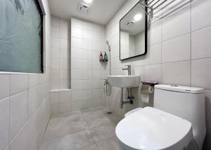 Koupelna v ubytování Yan Bin Hotel