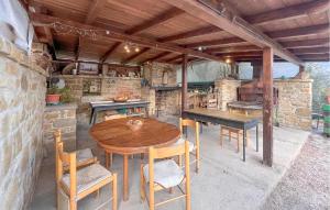 Kuchyň nebo kuchyňský kout v ubytování Riccio Agriturismo