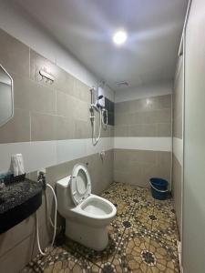 Koupelna v ubytování Grand Line Hotel Semporna
