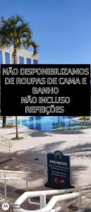 Bazén v ubytování Condomínio Barretos Thermas Park Apto 514 nebo v jeho okolí