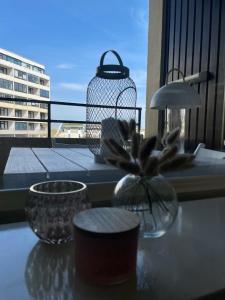 Balkoni atau teres di Strandhafer