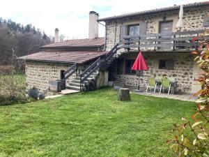 Zahrada ubytování Moulin des Comtes - chambre des comtes