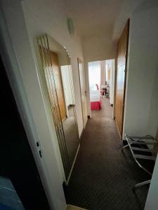 Postel nebo postele na pokoji v ubytování Hotel Oáza Praha