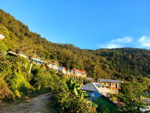 un pueblo al lado de una montaña en Shaguns Homestay by Retrea8stay en Kalimpong