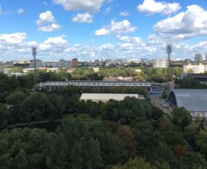 Vaade majutusasutusele Hotel Moskvich linnulennult