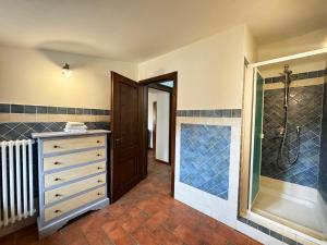 Koupelna v ubytování Bio Agriturismo Il Vigno